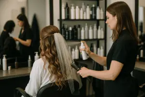 Después de una boda, cuida tu cabello expuesto a productos. Usa champús clarificantes y sigue dietas saludables para mantener su brillo y vitalidad.